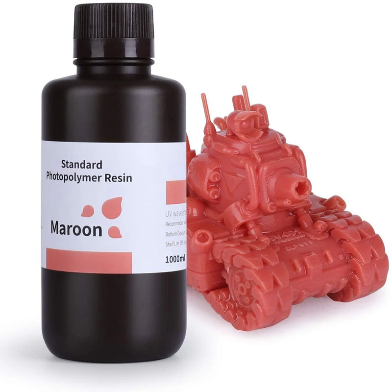 ELEGOO Standard Resin Maroon, 1 kg
