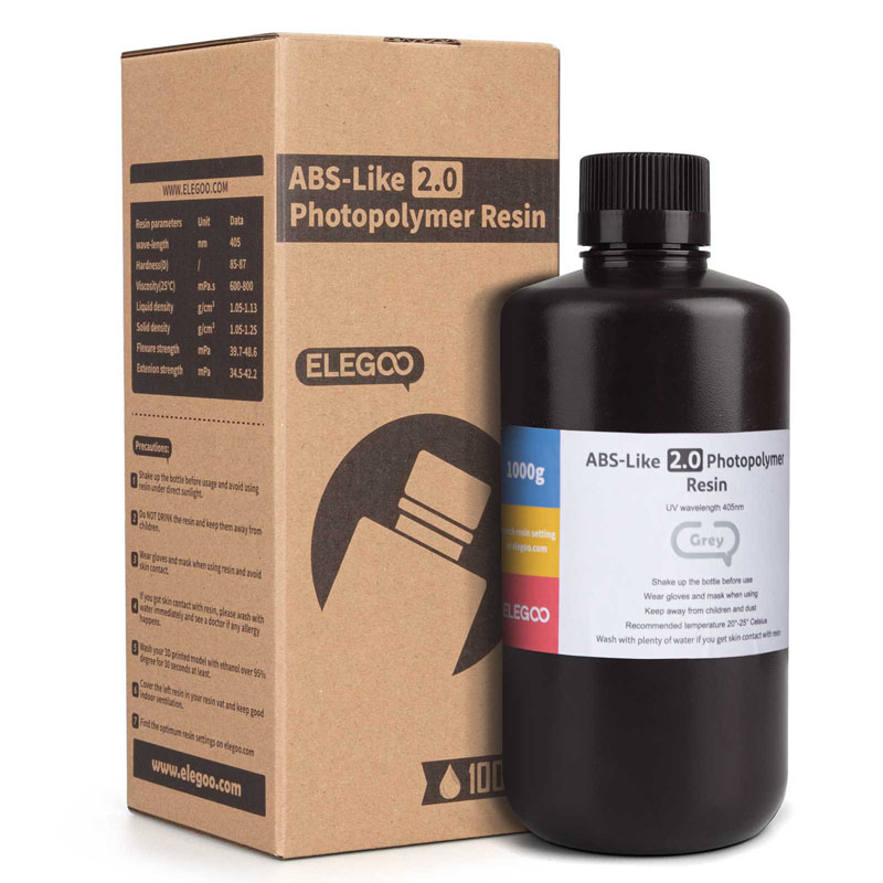 ELEGOO ABS-Like 2.0 Grey, 1 kg