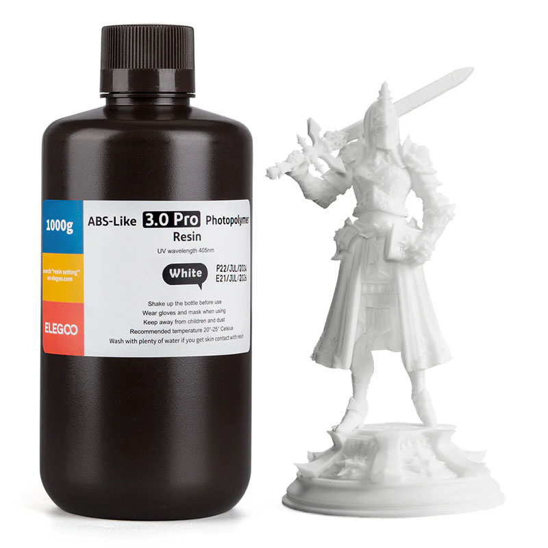ELEGOO ABS-Like 3.0 Plus White, 1 kg