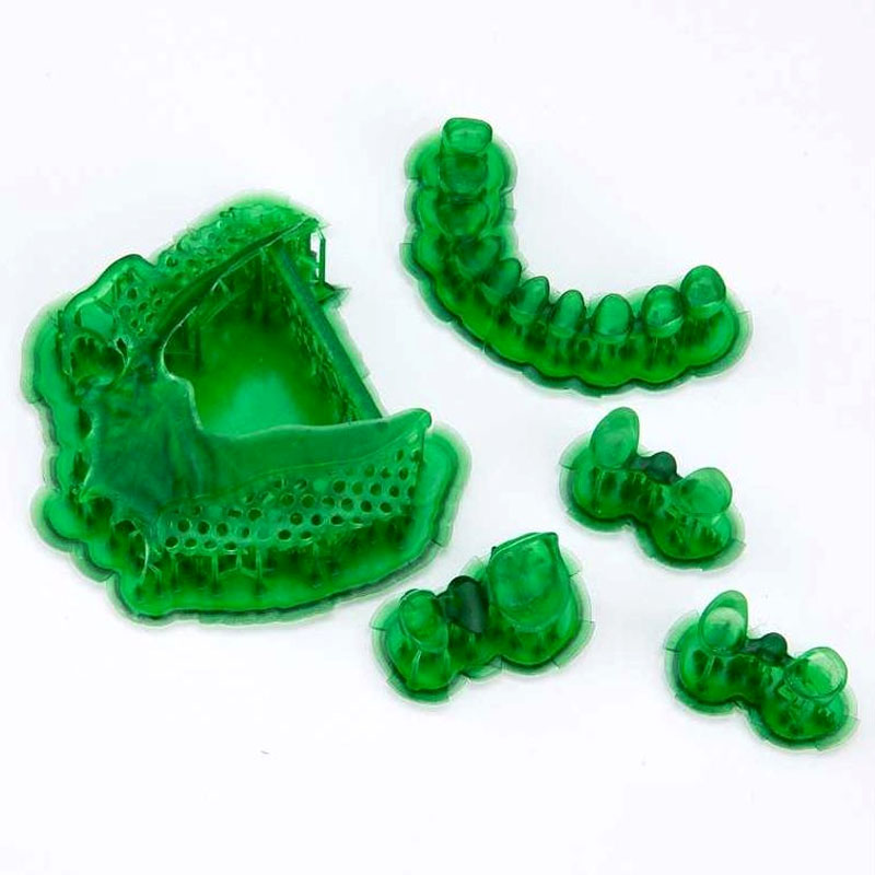 ELEGOO Dental Castable UV Resin Clear Green, 1 kg