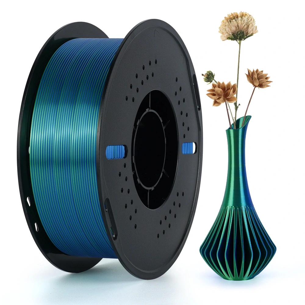 Kingroon PLA DUAL COLOR 1,75 mm 1 kg | Modrá/Zelená