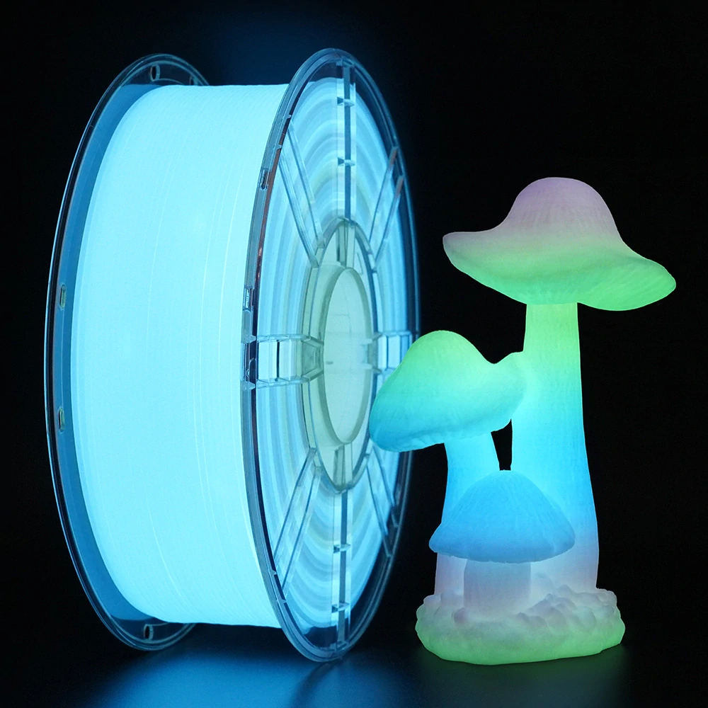 Kingroon PLA Luminous 1,75 mm 1 kg | Fosforová Duhová