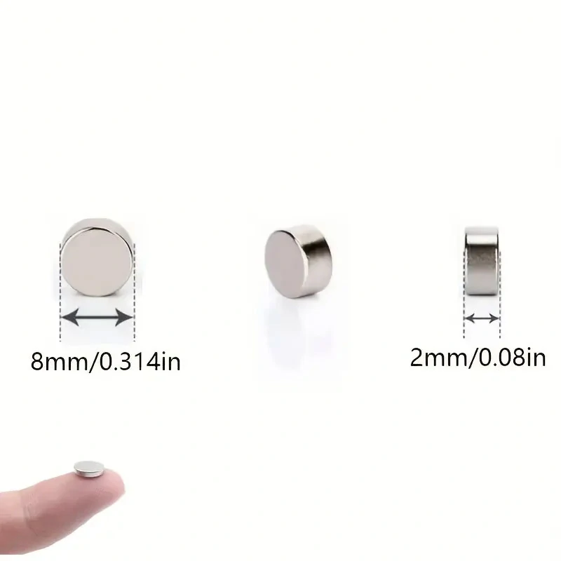 Neodýmový magnet 8x2 mm