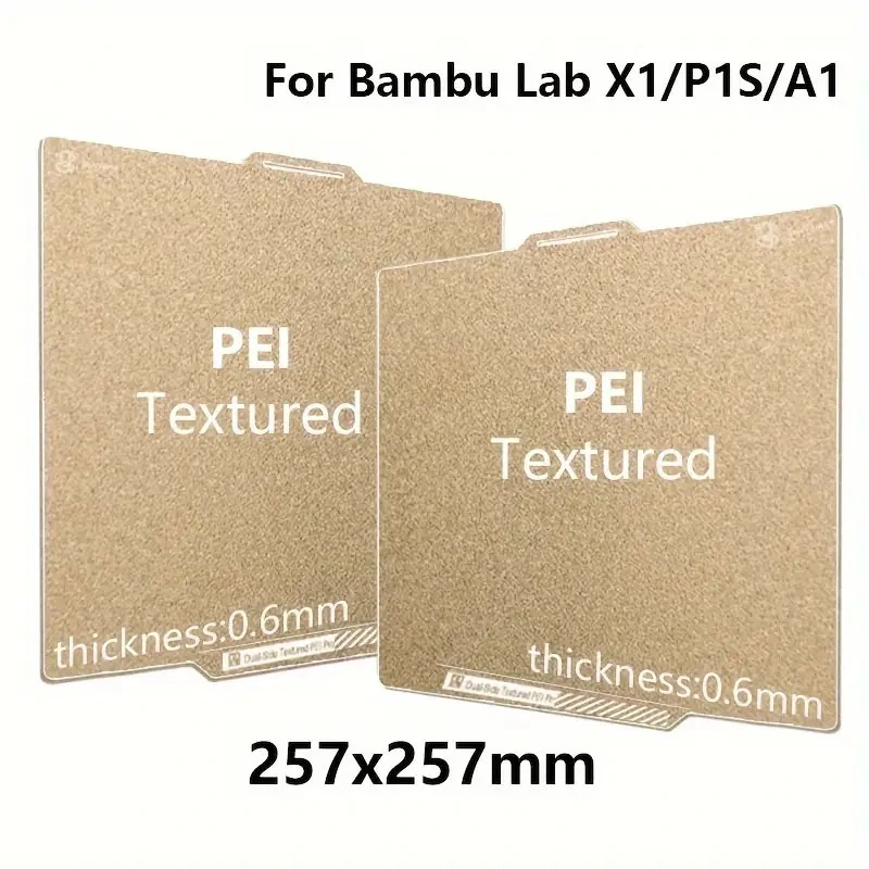 Bambu Lab Dual-Sided Textured PEI Plate, zrnitý, zlatý klon