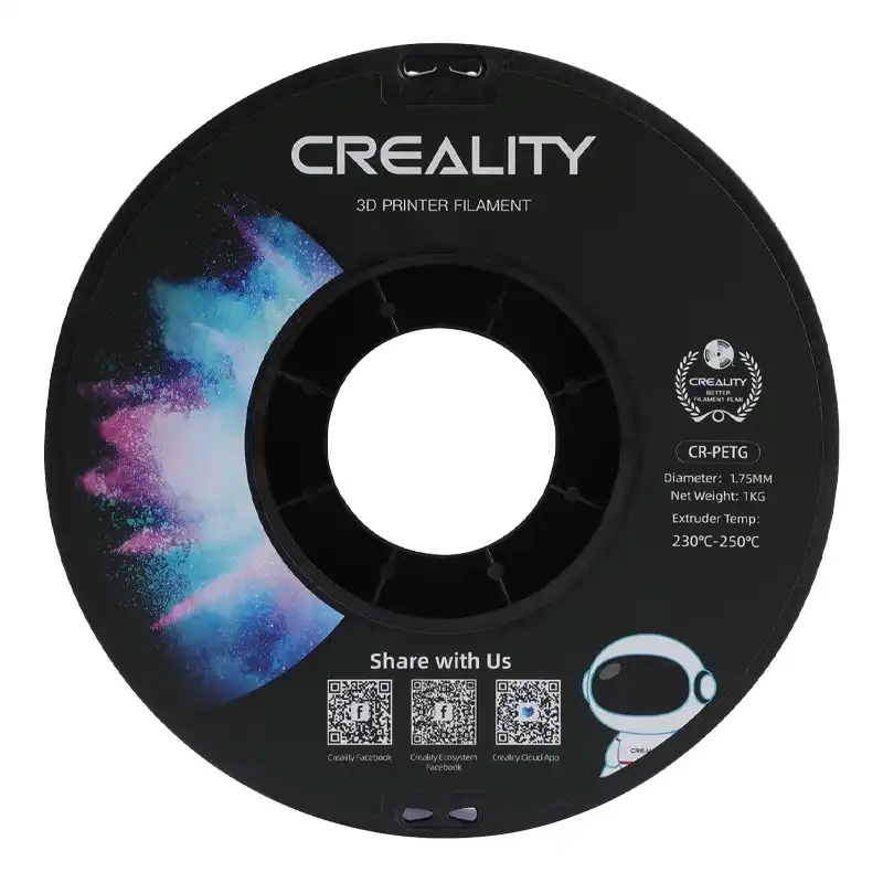 CR-PETG Filament Creality 1,75 mm 1 kg | Transparentní Modrá