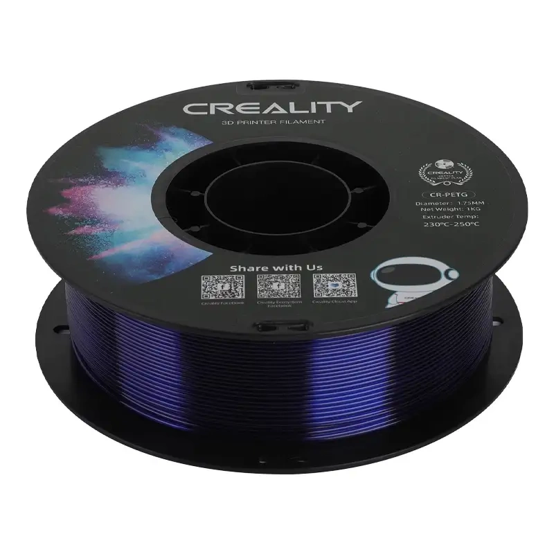 CR-PETG Filament Creality 1,75 mm 1 kg | Transparentní Modrá