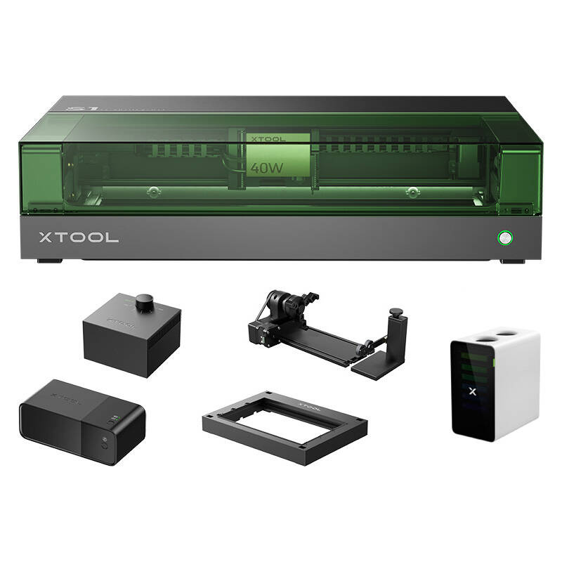 xTool S1 40W All-in-One Kit (Black)