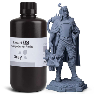 ELEGOO Standard 2.0 Resin Gray, 1 kg