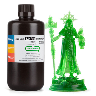 ELEGOO ABS-Like 3.0 Pro Clear Green, 1 kg