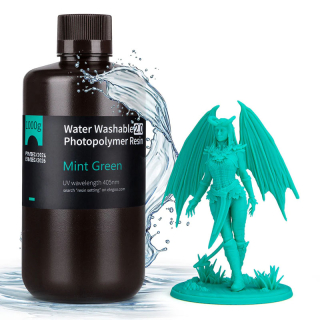 ELEGOO Water Washable 2.0 Resin Mint Green, 1 kg