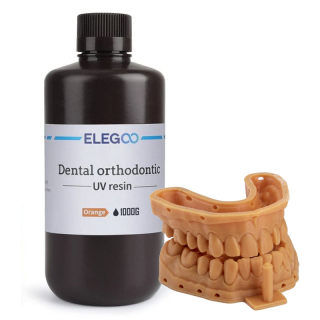 ELEGOO Dental Orthodontic UV Resin Orange, 1 kg