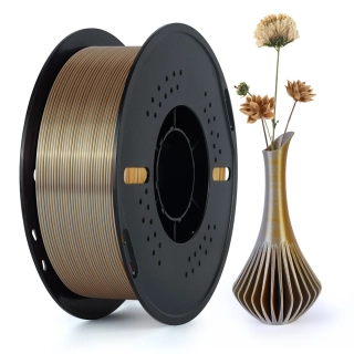 Kingroon PLA DUAL COLOR 1,75 mm 1 kg | Zlatá/Stříbrná