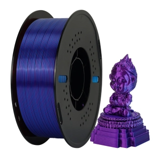 Kingroon PLA DUAL COLOR 1,75 mm 1 kg | Modrá/Fialová