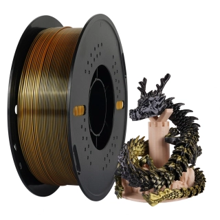Kingroon PLA DUAL COLOR 1,75 mm 1 kg | Černá/Zlatá