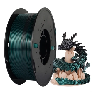 Kingroon PLA DUAL COLOR 1,75 mm 1 kg | Černá/Zelená