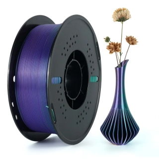 Kingroon PLA TRI COLOR 1,75 mm 1 kg | Zelená/Fialová/Měděná