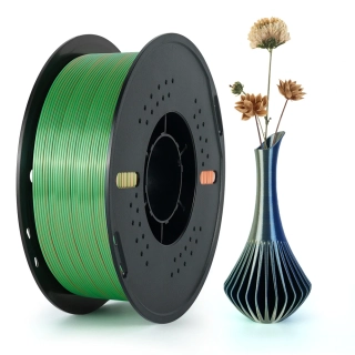 Kingroon PLA TRI COLOR 1,75 mm 1 kg | Modrá/Zelená/Oranžová