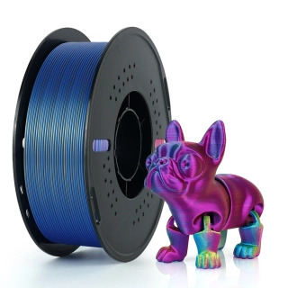 Kingroon PLA TRI COLOR 1,75 mm 1 kg | Zlatá/Fialová/Modrá