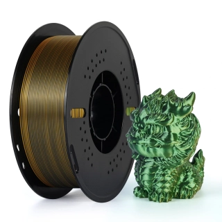 Kingroon PLA TRI COLOR 1,75 mm 1 kg | Zlatá/Zelená/Černá