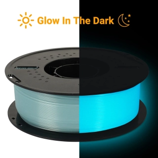 Kingroon PLA Luminous 1,75 mm 1 kg | Fosforová Modrá