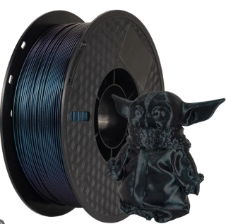 Kingroon PLA DUAL COLOR 1,75 mm 1 kg | Titanová/Kov