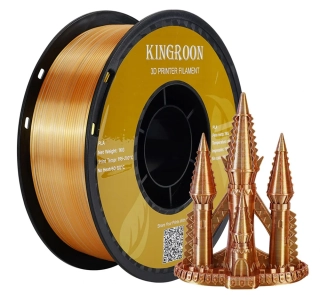 Kingroon PLA TRI COLOR 1,75 mm 1 kg | Zlatá/Stříbrná/Měď