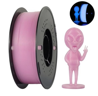 Kingroon PLA Luminous 1,75 mm 1 kg | Fosforová Růžová