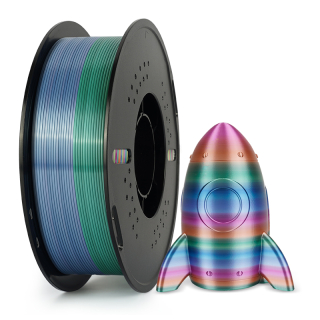 Kingroon PLA SILK RAINBOW 1,75 mm 1 kg | Candy