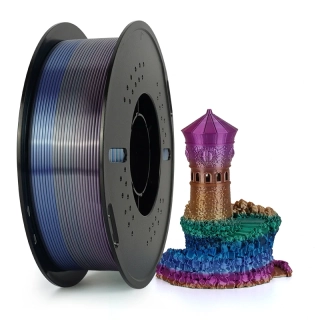 Kingroon PLA SILK RAINBOW 1,75 mm 1 kg | Universe