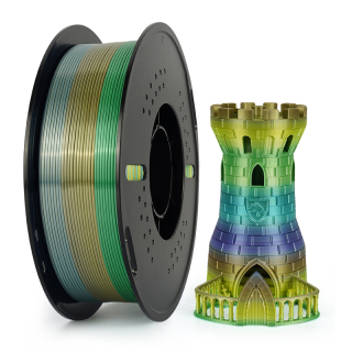 Kingroon PLA SILK RAINBOW 1,75 mm 1 kg | Forest