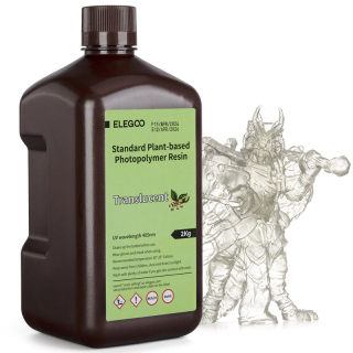 ELEGOO Plant-Based Resin Translucent, 1 kg